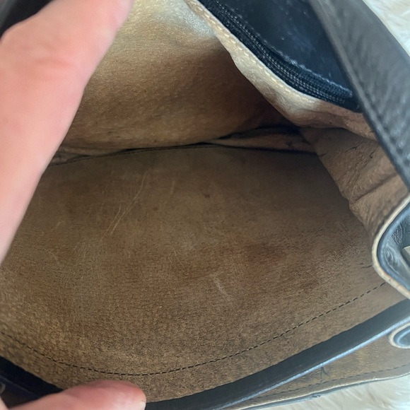 Authentic Leather Hcl Crossbody Purse Blue - Picture 7 of 8